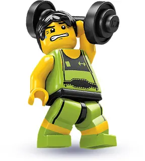 LEGO Collectable Minifigures 8684 Weightlifter set