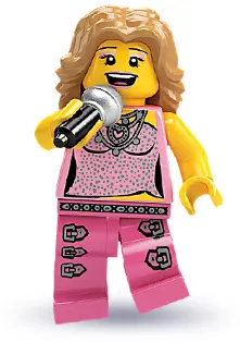 LEGO Collectable Minifigures 8684 Pop Star set