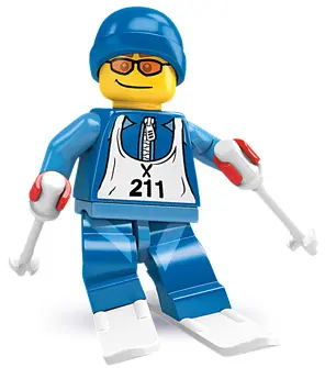 LEGO Collectable Minifigures 8684 Skier set