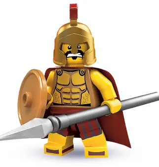 LEGO Collectable Minifigures 8684 Spartan Warrior set