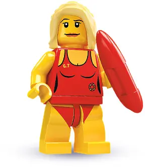 LEGO Collectable Minifigures 8684 Life Guard set