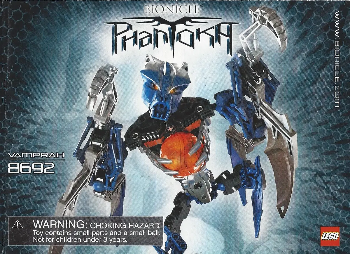 LEGO Bionicle 8692 Vamprah set