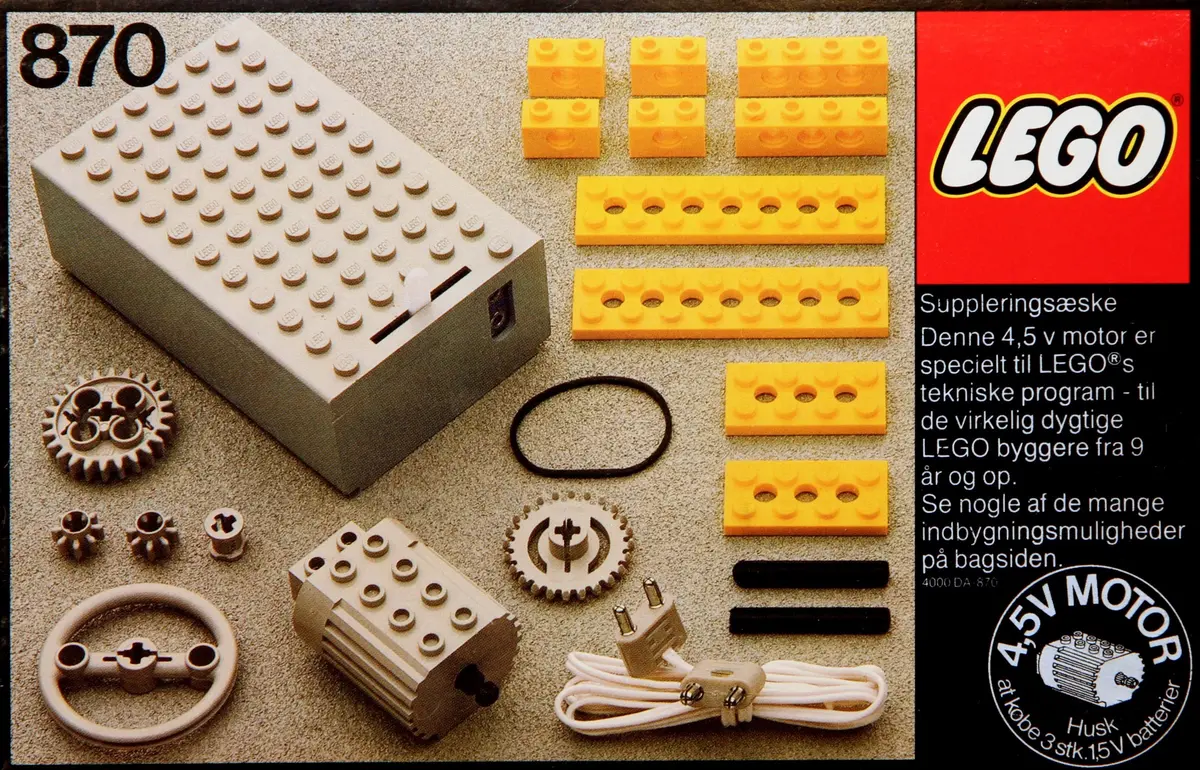 LEGO Technic 870 Technical Motor, 4.5V set