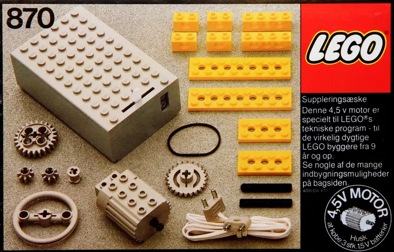 LEGO Technic 870 Technical Motor, 4.5V set