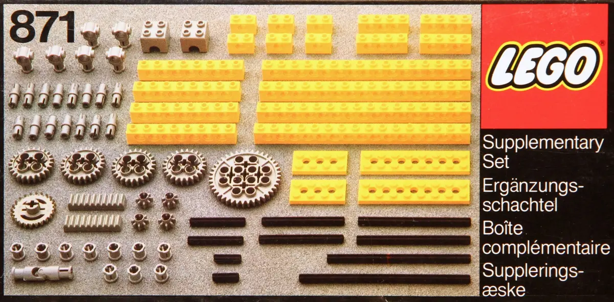 LEGO Technic 871 Supplementary Set set