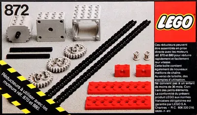 LEGO Technic 872 Two Gear Blocks set