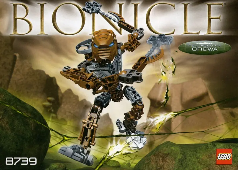 LEGO Bionicle 8739 Toa Hordika Onewa set