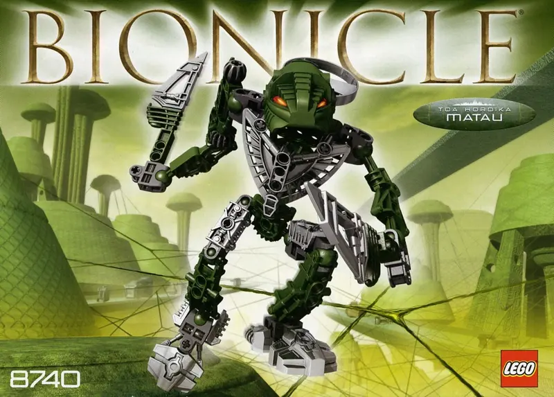 LEGO Bionicle 8740 Toa Hordika Matau set
