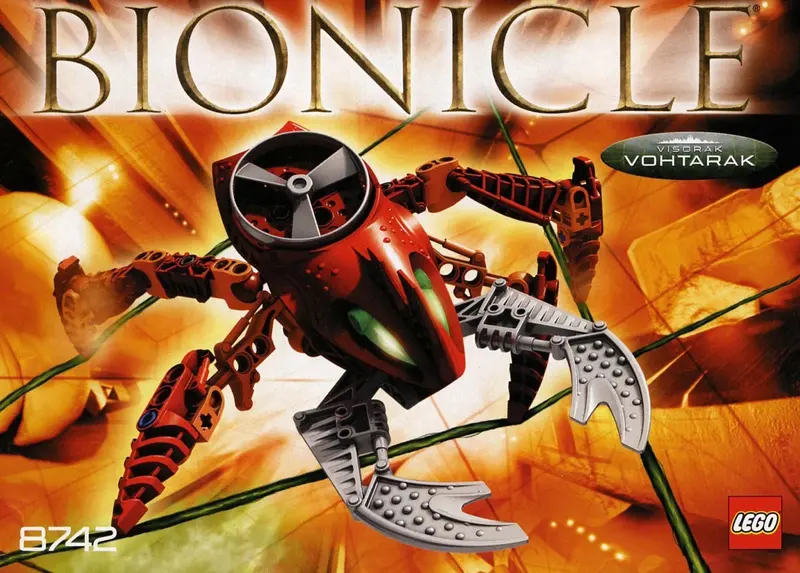 LEGO Bionicle 8742 Visorak Vohtarak set