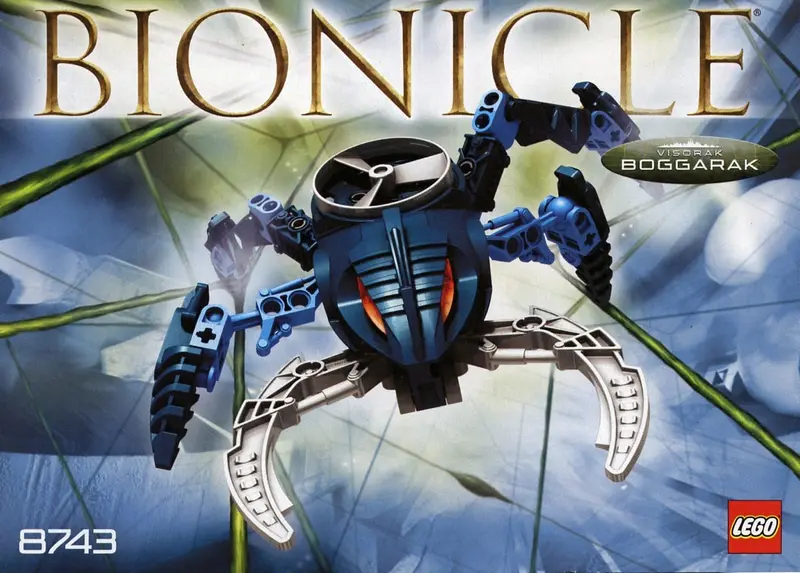 LEGO Bionicle 8743 Visorak Boggarak set