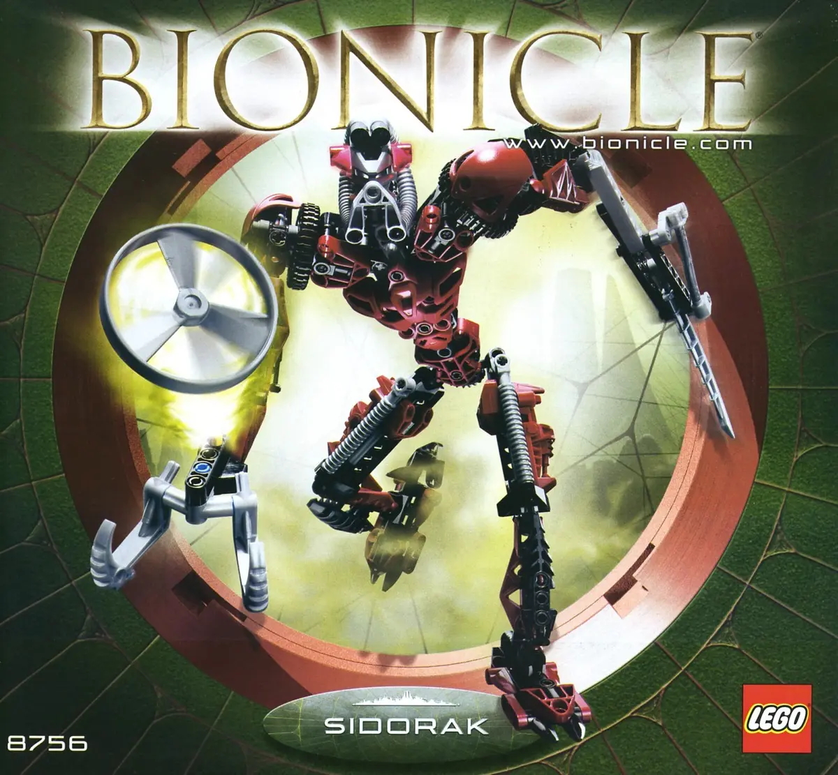 LEGO Bionicle 8756 Sidorak set