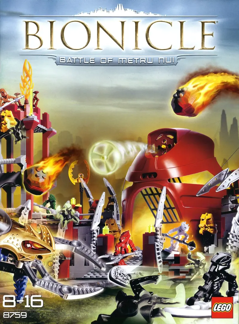 LEGO Bionicle 8759 Battle of Metru Nui set