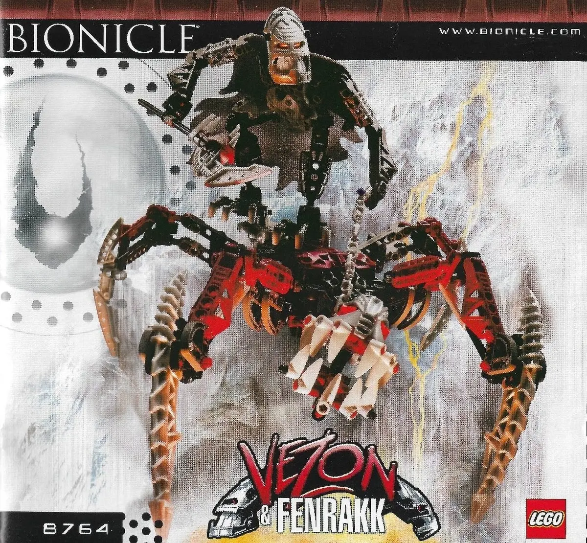 LEGO Bionicle 8764 Vezon & Fenrakk set
