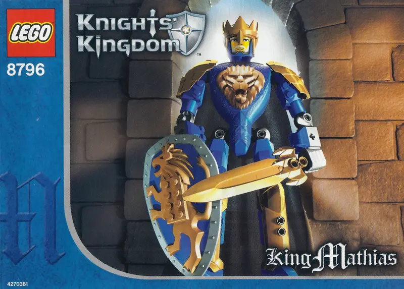 LEGO Castle 8796 King Mathias set