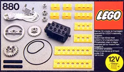 LEGO Technic 880 12 Volt Motor set