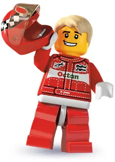 LEGO Collectable Minifigures 8803 Race Car Driver set