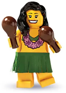 LEGO Collectable Minifigures 8803 Hula Dancer set