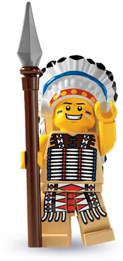 LEGO Collectable Minifigures 8803 Tribal Chief set