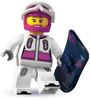 LEGO Collectable Minifigures 8803 Snowboarder set