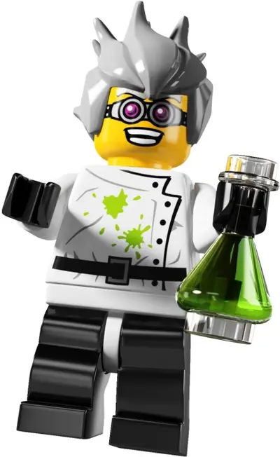 LEGO Collectable Minifigures 8804 Crazy Scientist set