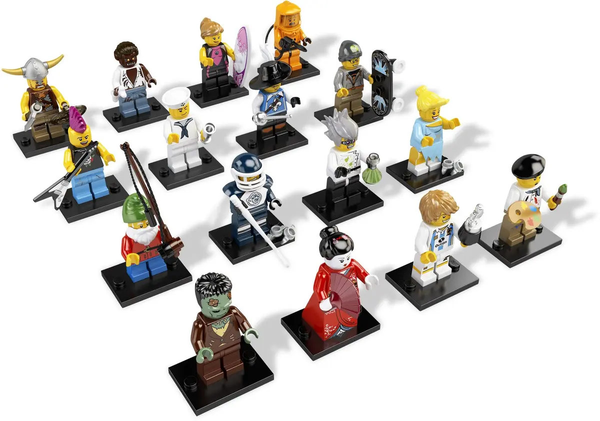 LEGO Collectable Minifigures 8804 LEGO Minifigures - Series 4 - Complete set