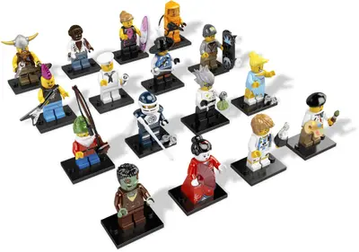 LEGO Collectable Minifigures 8804 LEGO Minifigures - Series 4 - Complete set