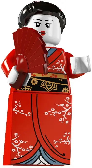 LEGO Collectable Minifigures 8804 Kimono Girl set