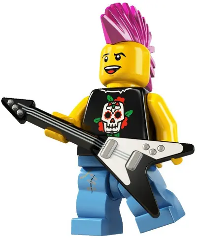 LEGO Collectable Minifigures 8804 Punk Rocker set