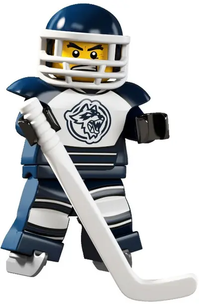 LEGO Collectable Minifigures 8804 Hockey Player set