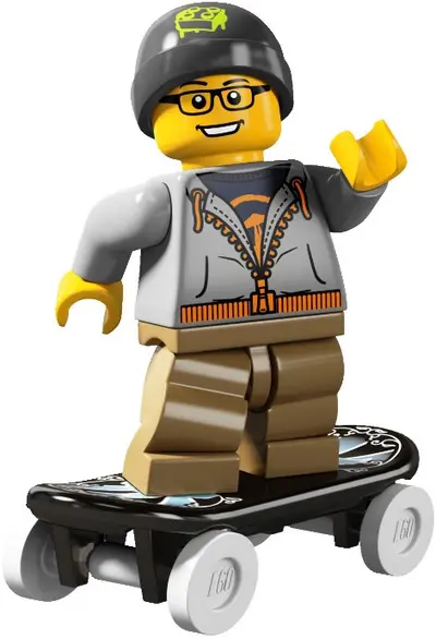 LEGO Collectable Minifigures 8804 Street Skater set