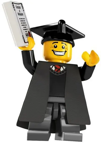 LEGO Collectable Minifigures 8805 Graduate set