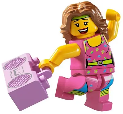 LEGO Collectable Minifigures 8805 Fitness Instructor set