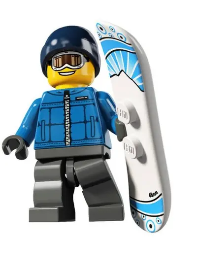 LEGO Collectable Minifigures 8805 Snowboarder Guy set
