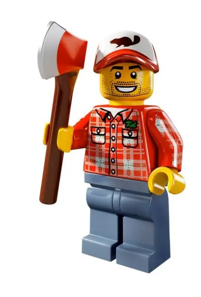 LEGO Collectable Minifigures 8805 Lumberjack set