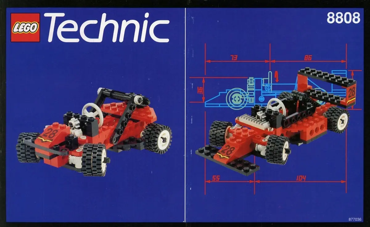 LEGO Technic 8808 F1 Racer set