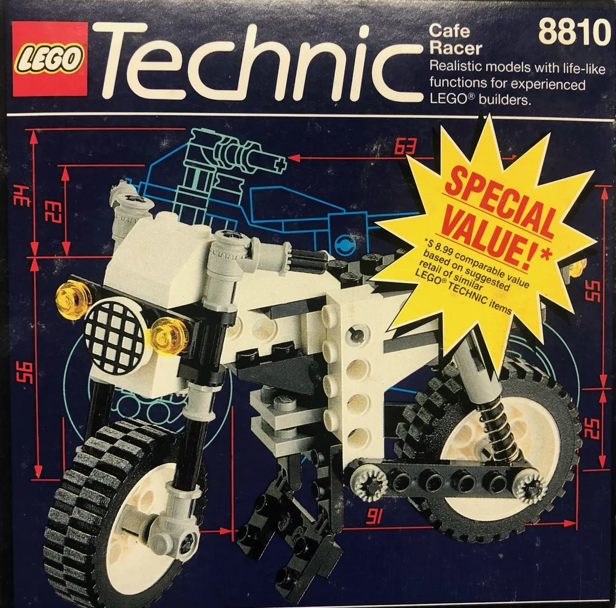 LEGO Technic 8810 Cafe Racer set, image 2