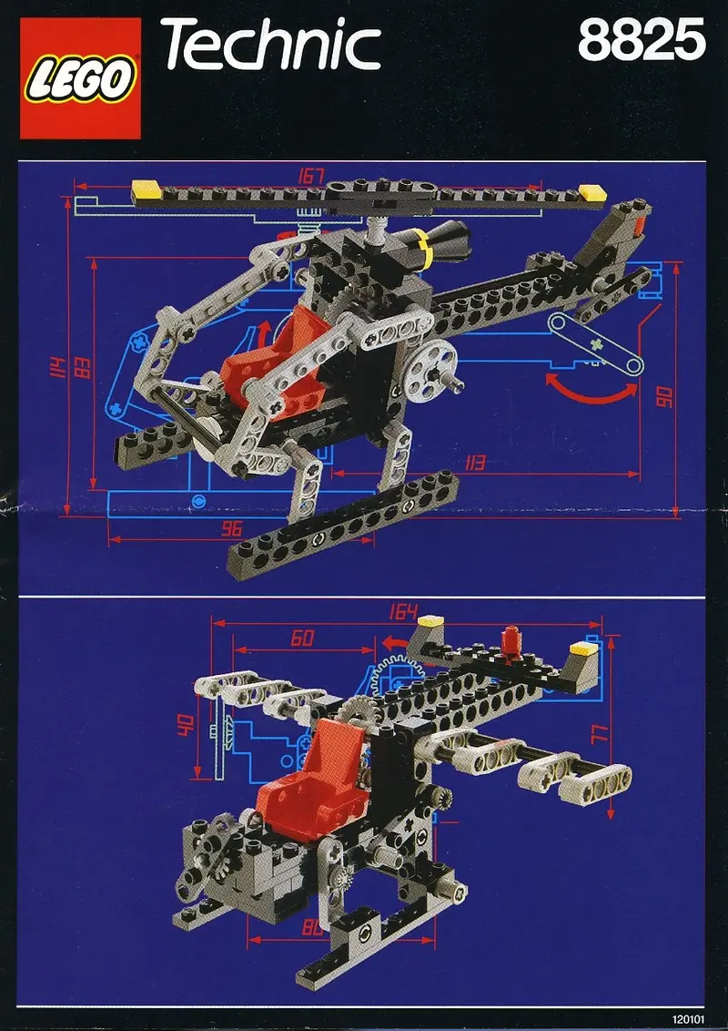 LEGO Technic 8825 Night Chopper set, image 2