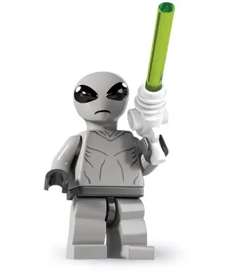 LEGO Collectable Minifigures 8827 Classic Alien set
