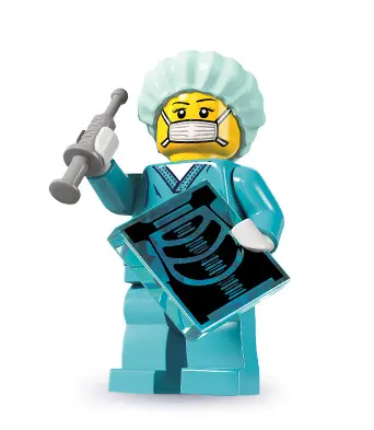 LEGO Collectable Minifigures 8827 Surgeon set