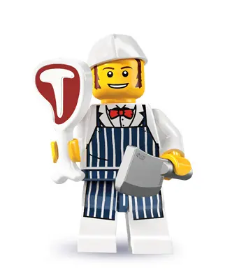 LEGO Collectable Minifigures 8827 Butcher set