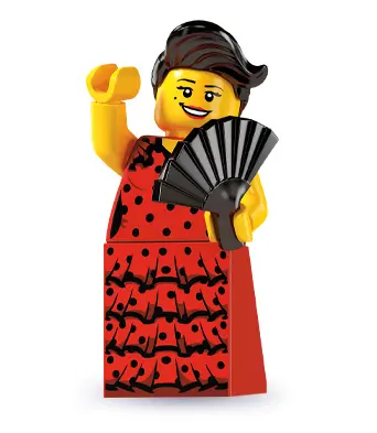 LEGO Collectable Minifigures 8827 Flamenco Dancer set