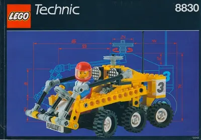 LEGO Technic 8830 Rally 6-Wheeler set