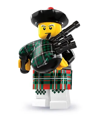 LEGO Collectable Minifigures 8831 Bagpiper set