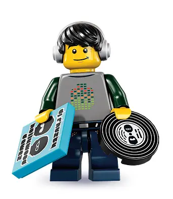 LEGO Collectable Minifigures 8833 DJ set