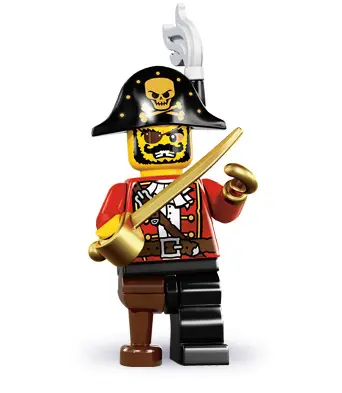 LEGO Collectable Minifigures 8833 Pirate Captain set