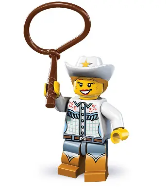 LEGO Collectable Minifigures 8833 Cowgirl set