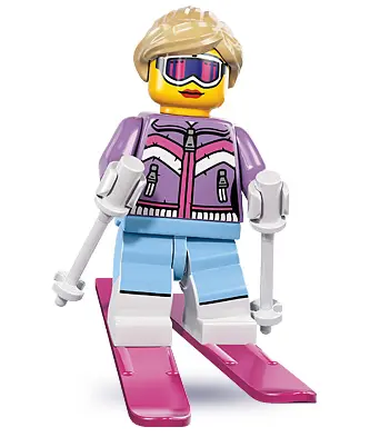 LEGO Collectable Minifigures 8833 Downhill Skier set