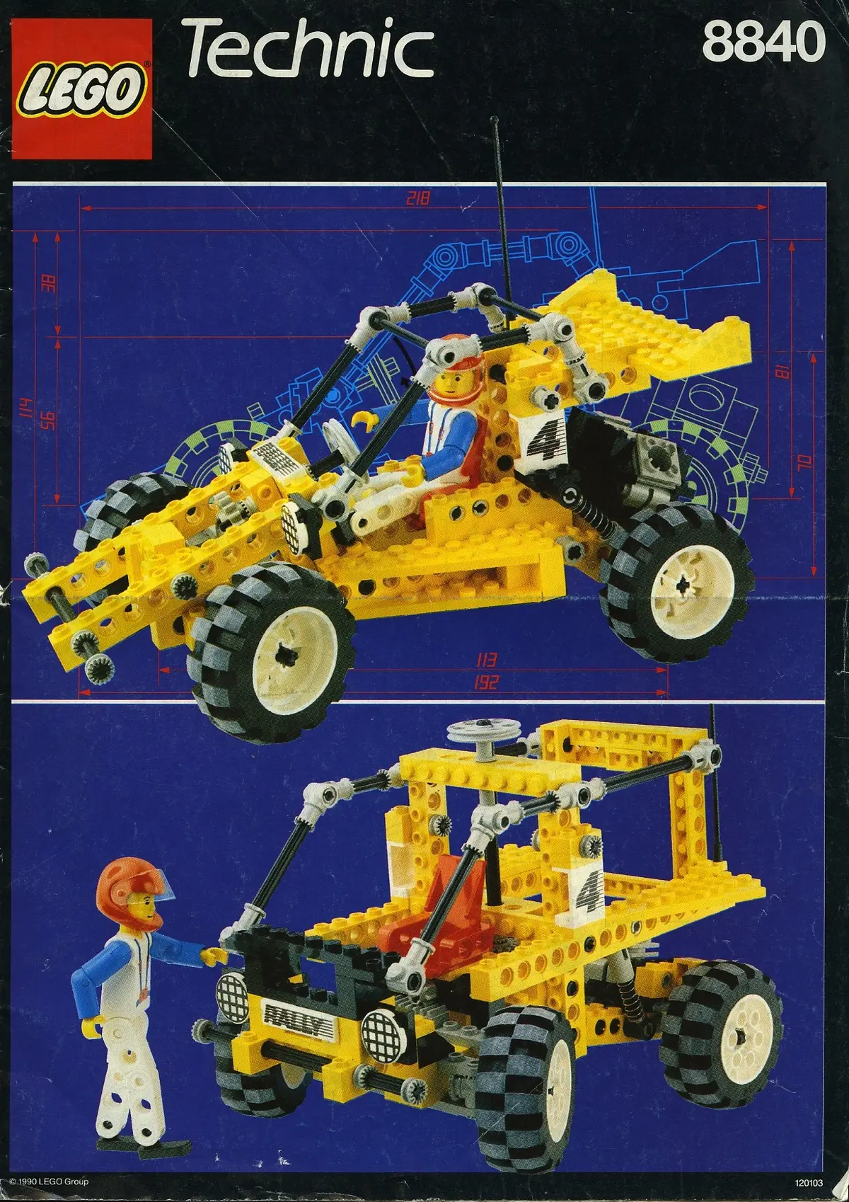 LEGO Technic 8840 Rally Shock & Roll Racer set, image 2