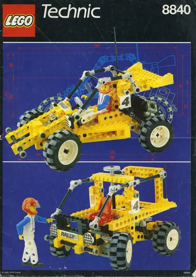 LEGO Technic 8840 Rally Shock & Roll Racer set