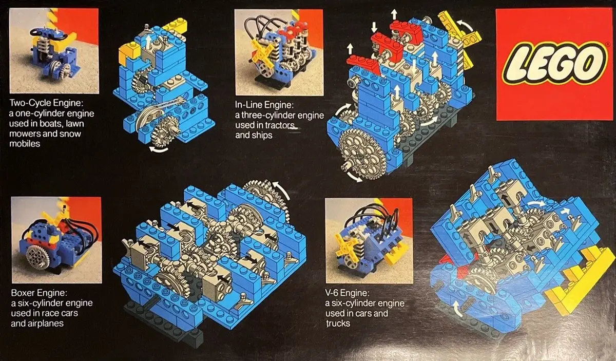LEGO Technic 8858 Engines set, image 2